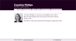 Desktop Screenshot of carolinephillips.net